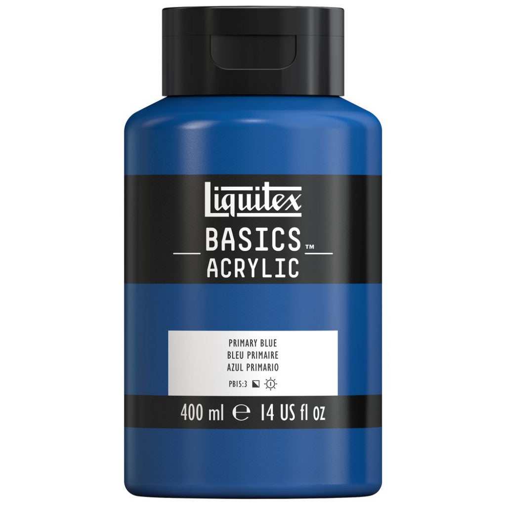 Liquitex Basics Acrylic 400ml - 420 Primary Blue  S1