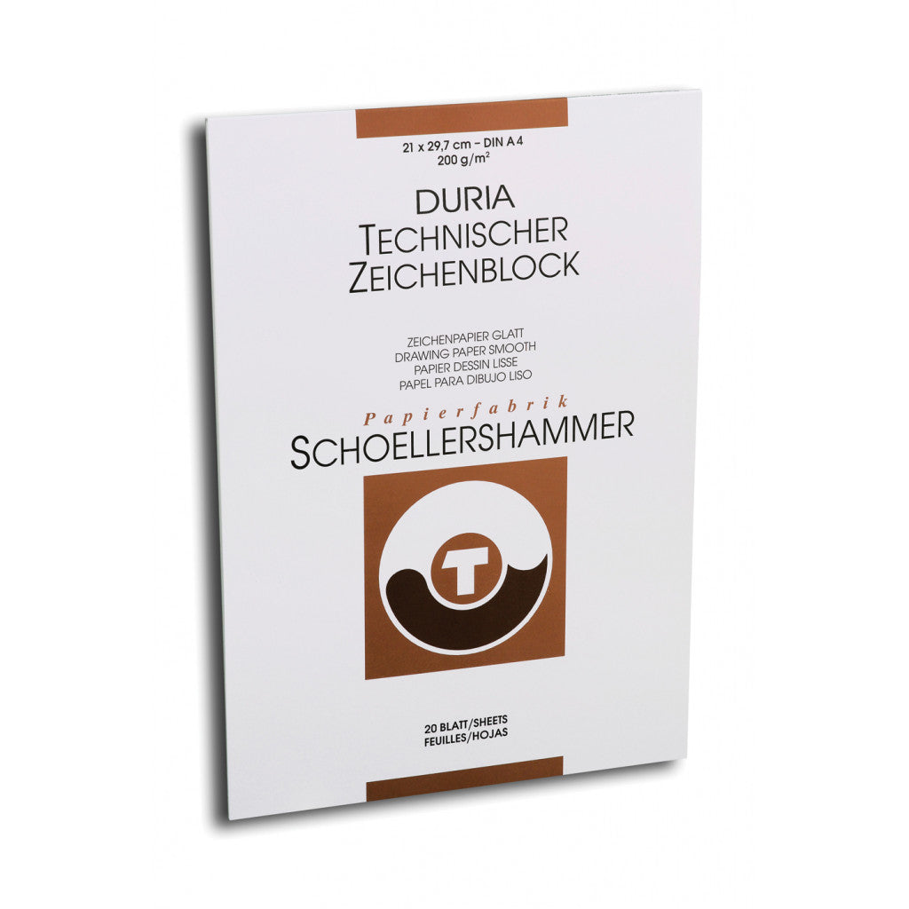 Schoellershammer Duria Glatt blokk 200g A4/20 ark