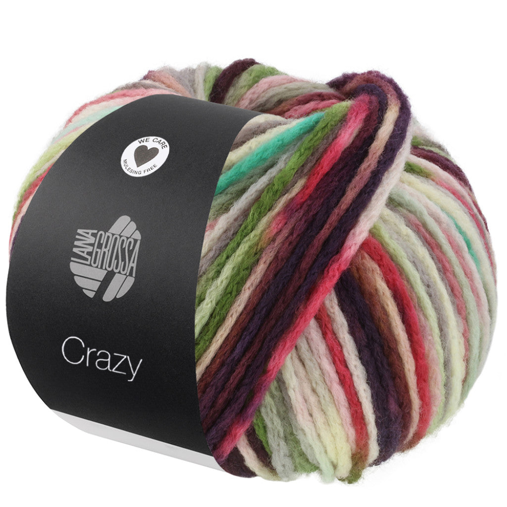 Crazy - 1 Rosa/mynte/turkis/høygrønn