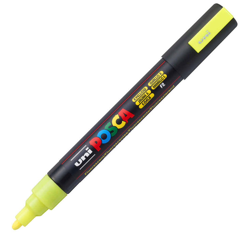Uni POSCA PC-5M - Medium 1,8-2,5mm - F2 Fluorescent Yellow
