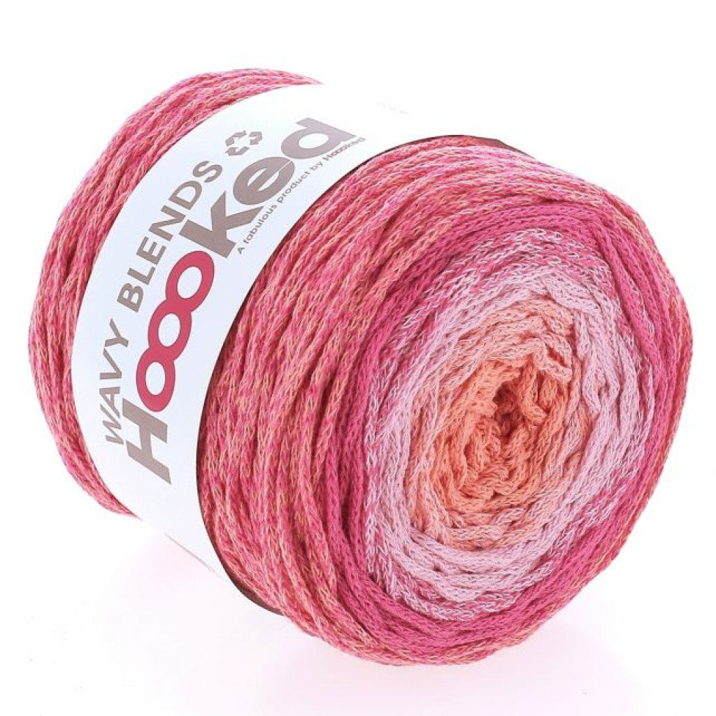 Hoooked Wavy Blends - Iced Pink 250g