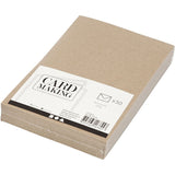 Konvolutt C6 - Kvist/Natur, 120g, 50stk.