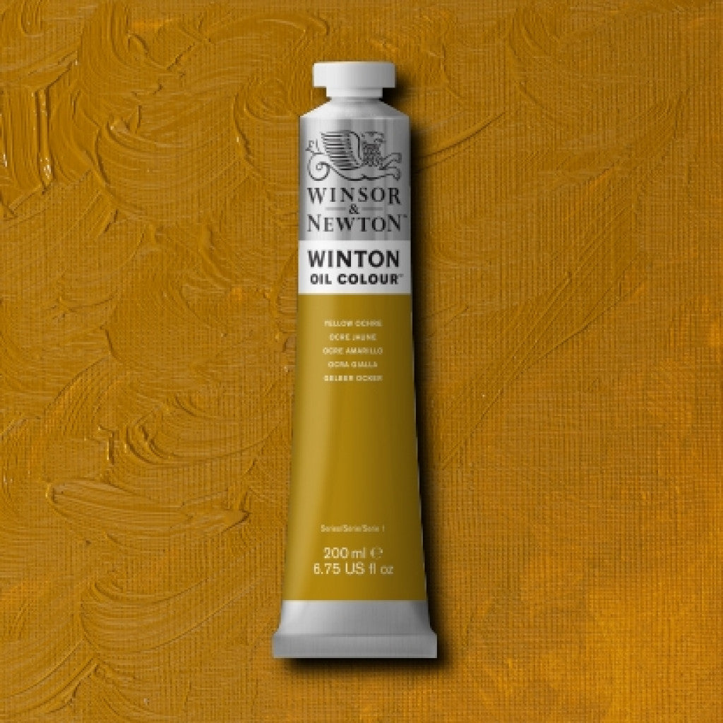 W&N - Winton Oil 200ml - 744 Yellow Ochre