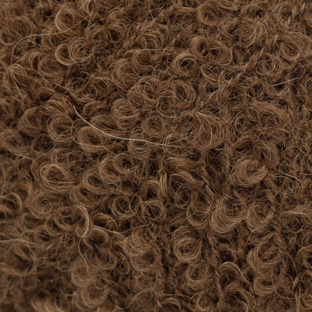 Alpaca Bouclé Uni - 8905 Sjokolade