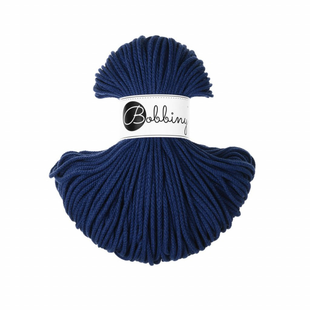 Bobbiny Braided Cord 3mm 100m - Ink Blue
