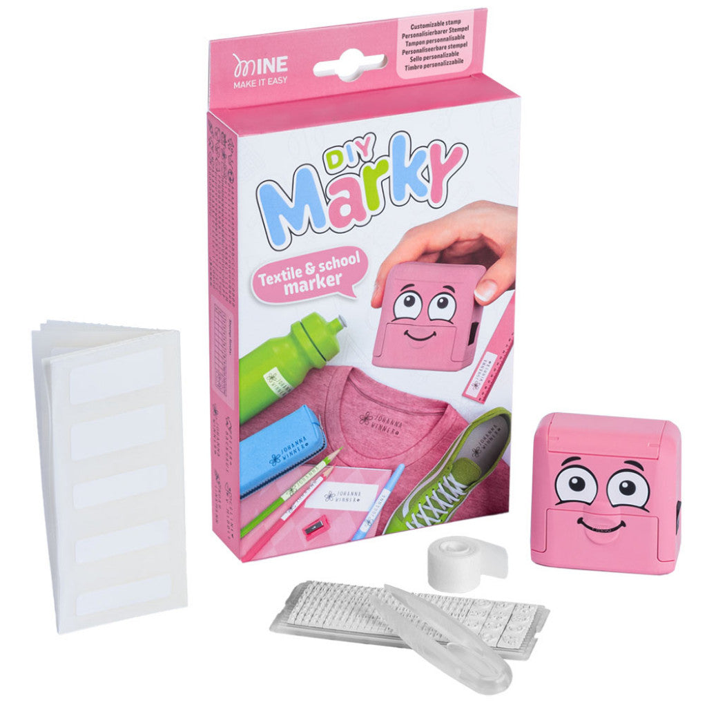 COLOP DIY Marky Stempelsett Navnelapper - Rosa