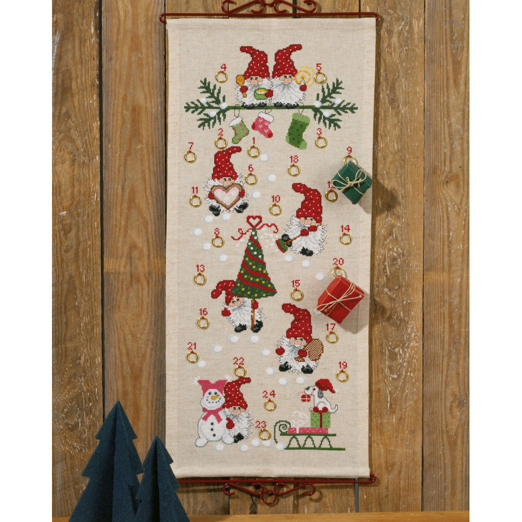 Permin Broderikit - Julemoro 32x71 cm