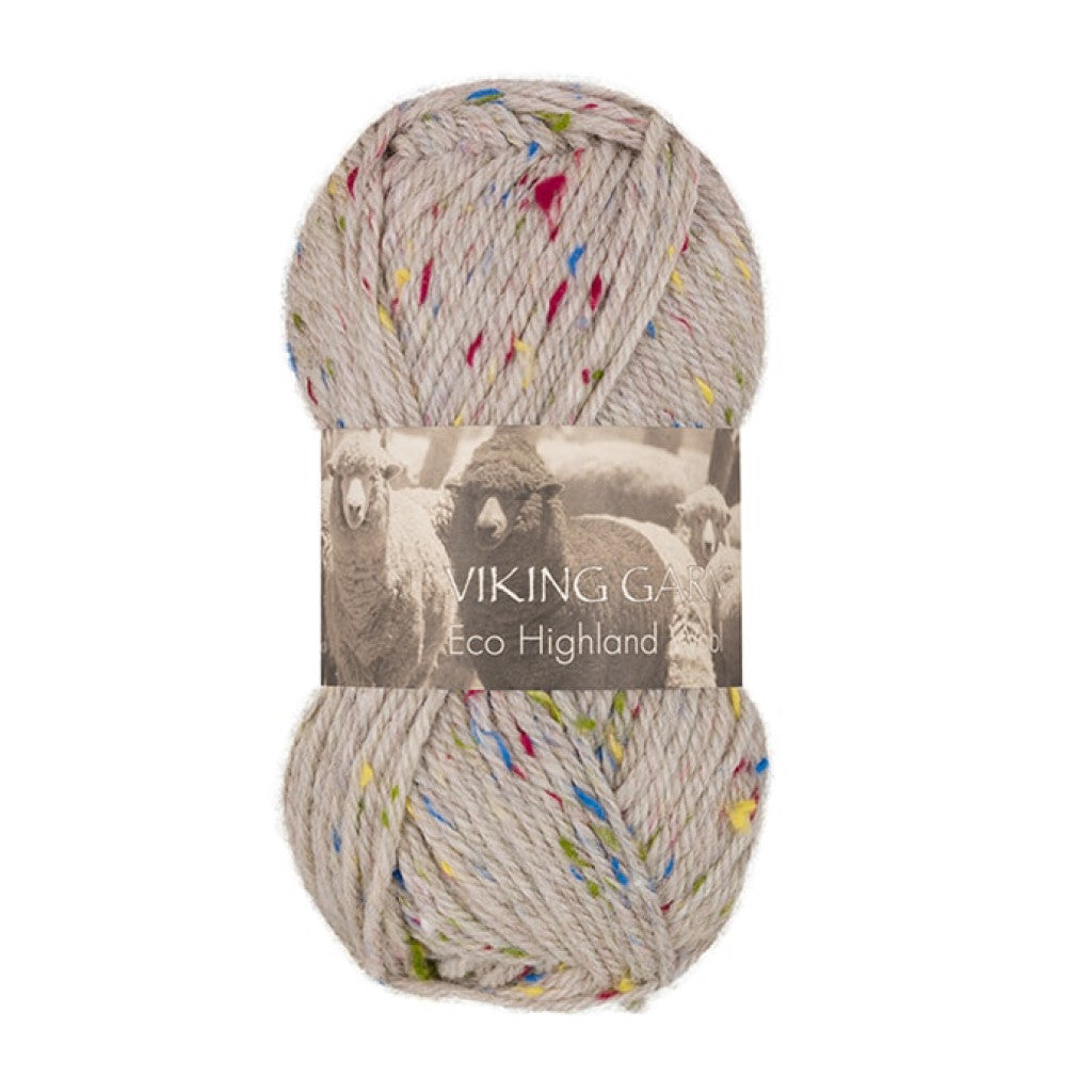 Eco Highland Wool - 275 Lys Grå Tweed