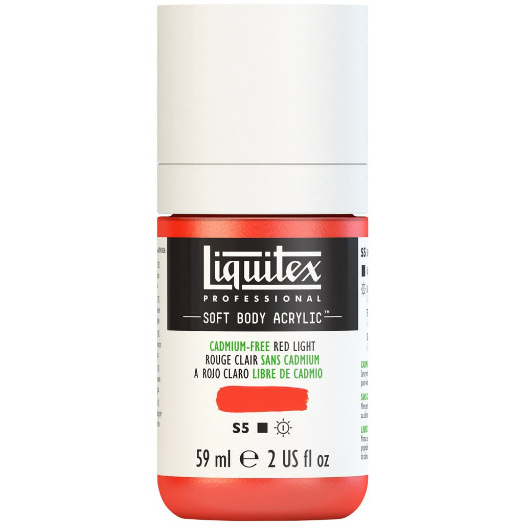 Liquitex Soft Body 59ml - 893 Cadmium-Free Red Light S5