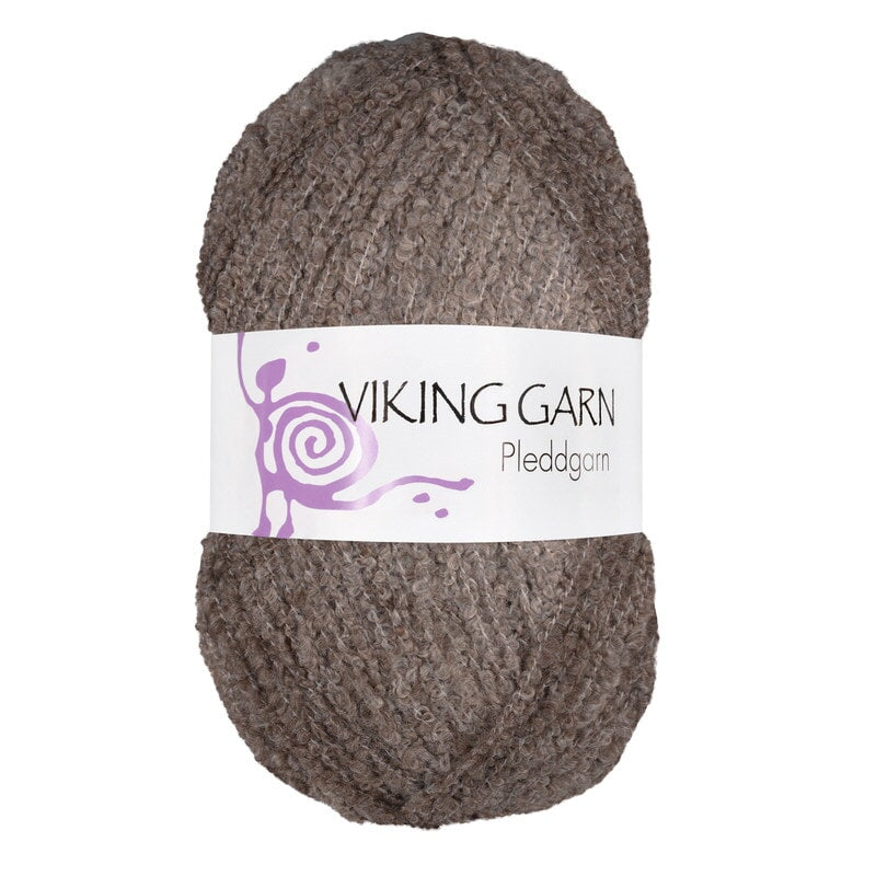 Viking Pleddgarn - 707 Mørk brun