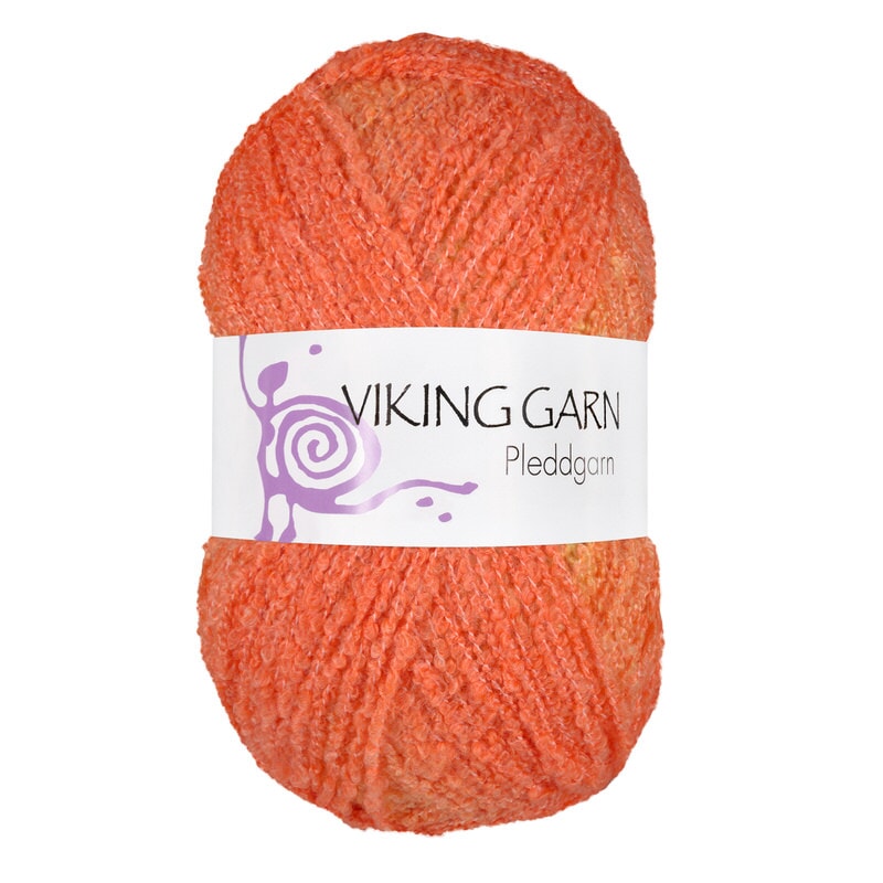 Viking Pleddgarn - 752 Gul/oransje