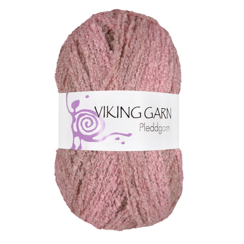 Viking Pleddgarn - 763 Brun/rosa