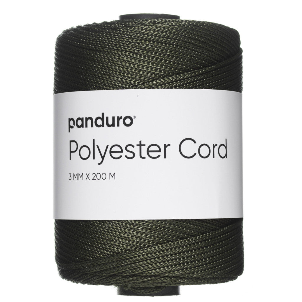Polyestersnor 200 M Skogsgrønn