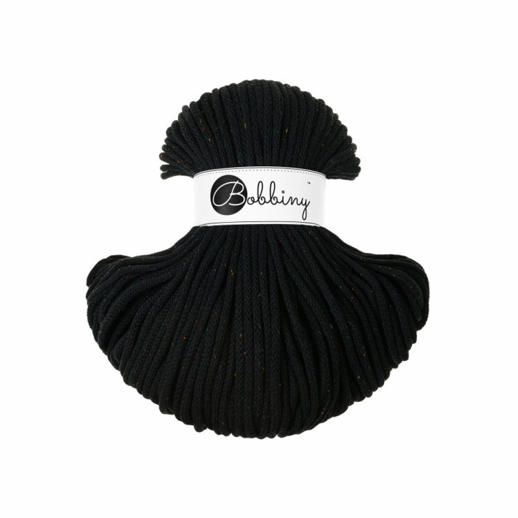 Bobbiny Braided Cord 5mm 100m - Midnight Dust