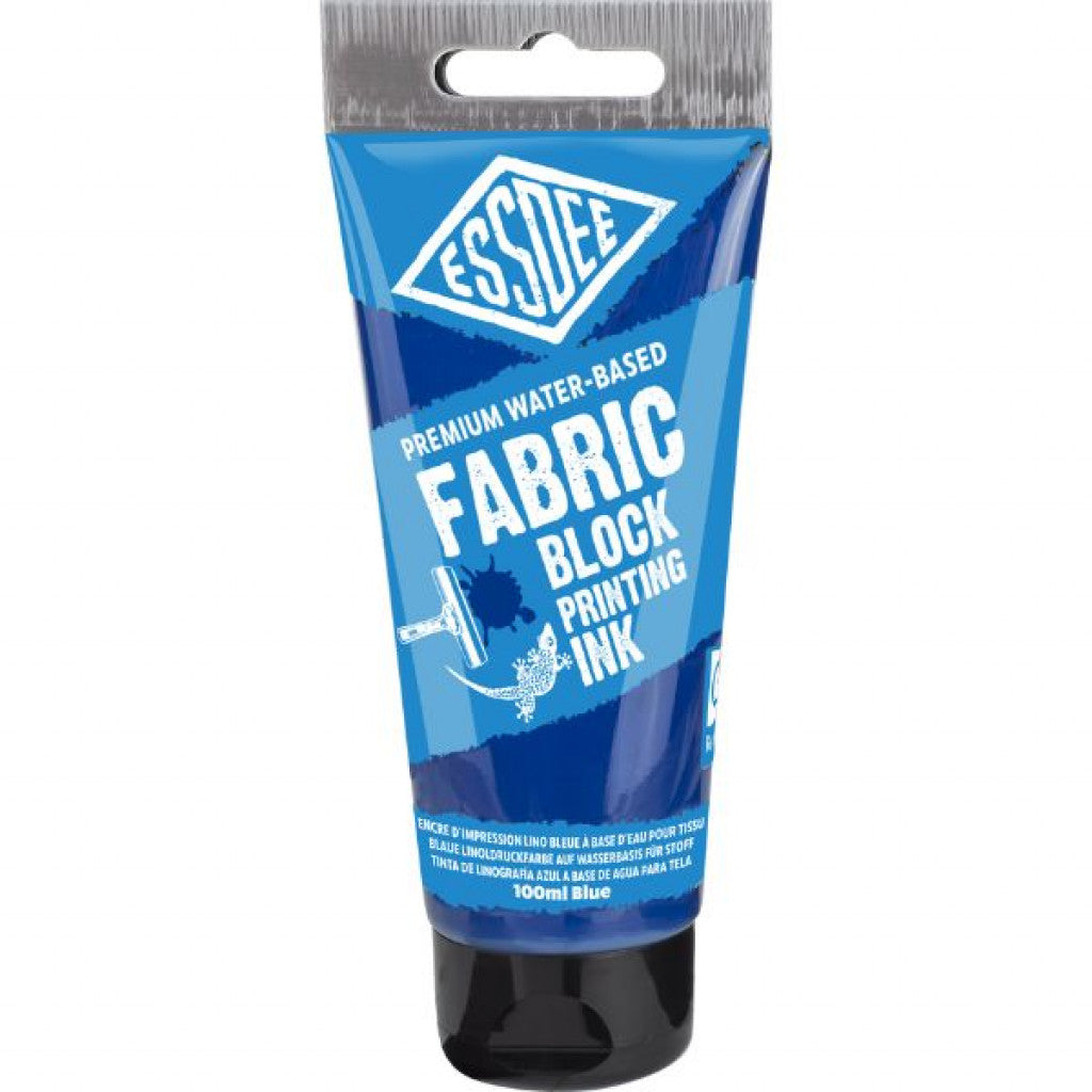 Essdee Fabric Block Printing Ink - Blue, 100ml