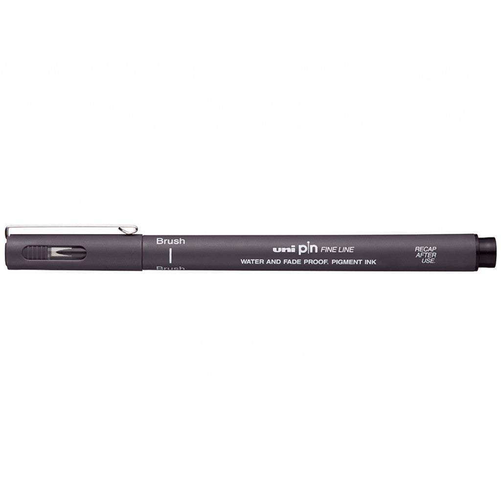 Uni pin Fineliner Brush Mørk Grå