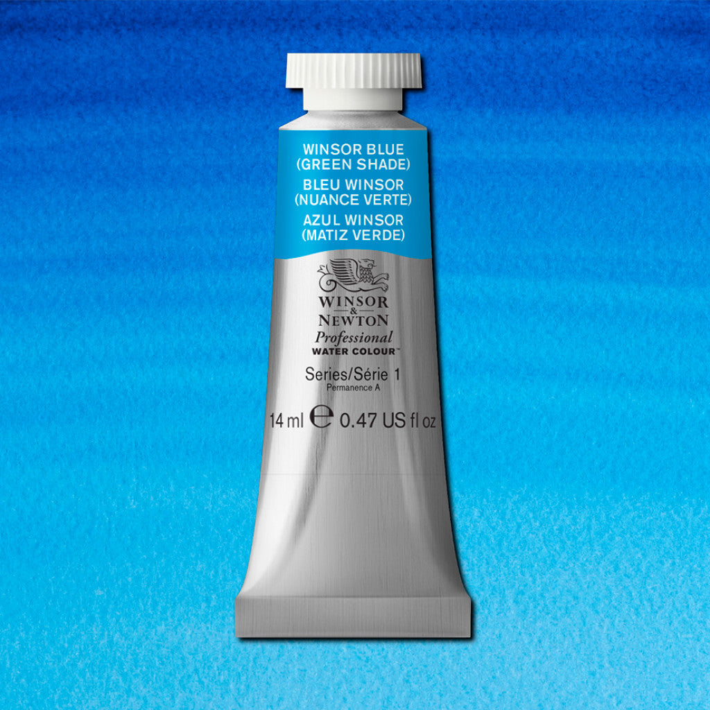 W&N - Artists Water Colour 14ml - 707 Winsor Blue(Green Shade)