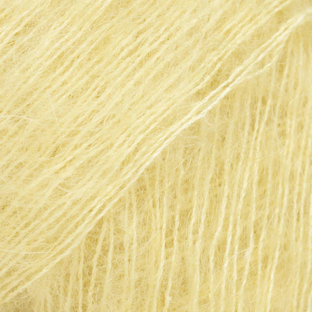 Kid-Silk Uni - 73 Tåkegul