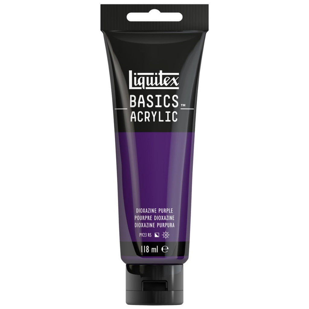Liquitex Basics Acrylic 118ml - 186 Dioxazine Purple  S1