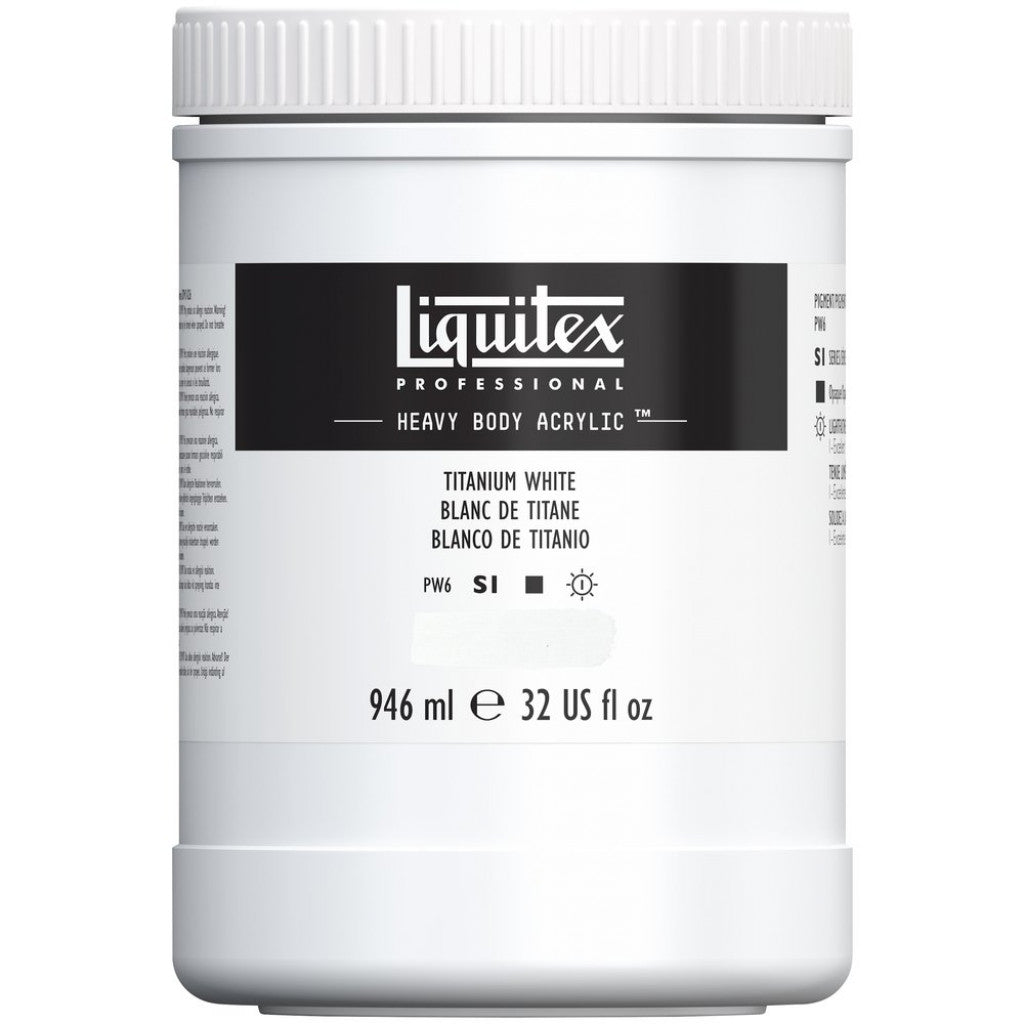 Liquitex Heavy Body 946 ml - 432 Titanium White  S1