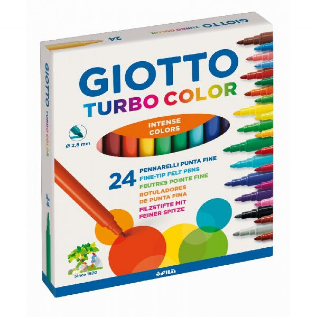 Tusj Giotto Turbo Color - 24stk