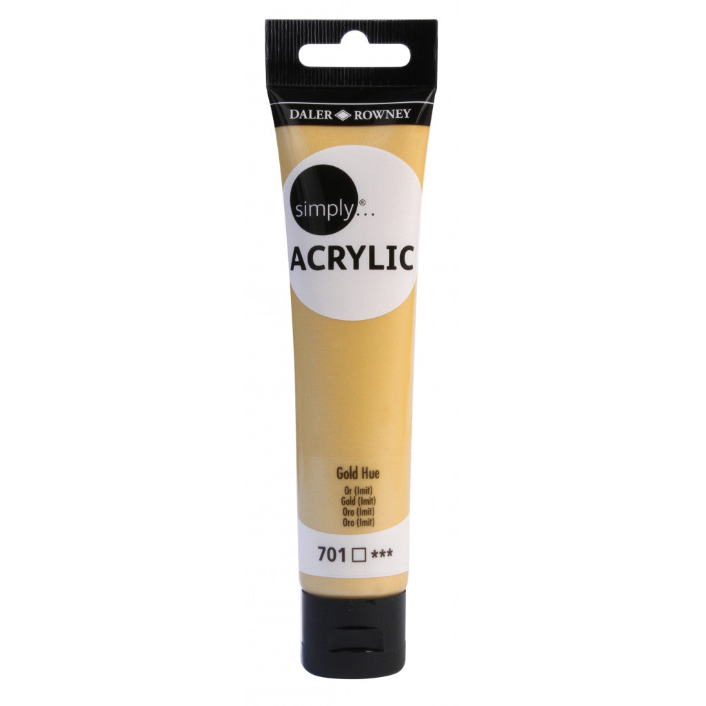 DR Simply Acrylic - 701 Gold 75ml
