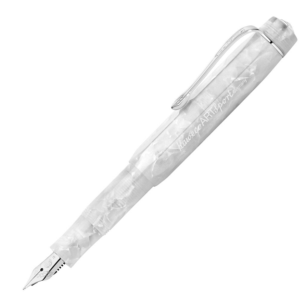 Kaweco Art Sport Fyllepenn -  F 0.7mm Mineral White