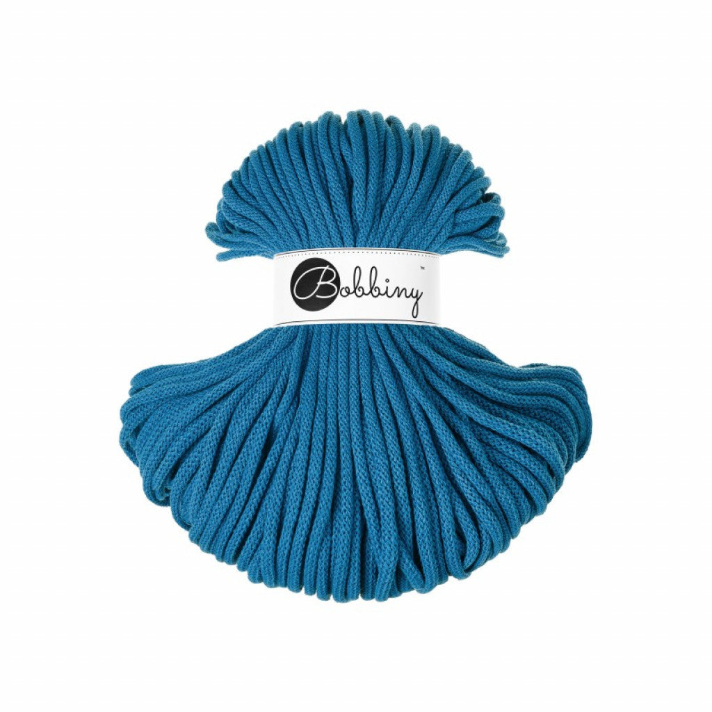 Bobbiny Braided Cord 5mm 100m - Dopamine Blue