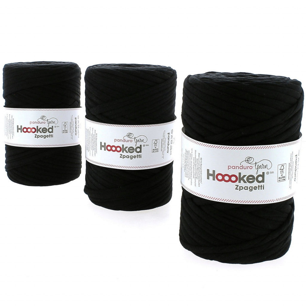Hoooked Zpagetti, ca 450g - Svart