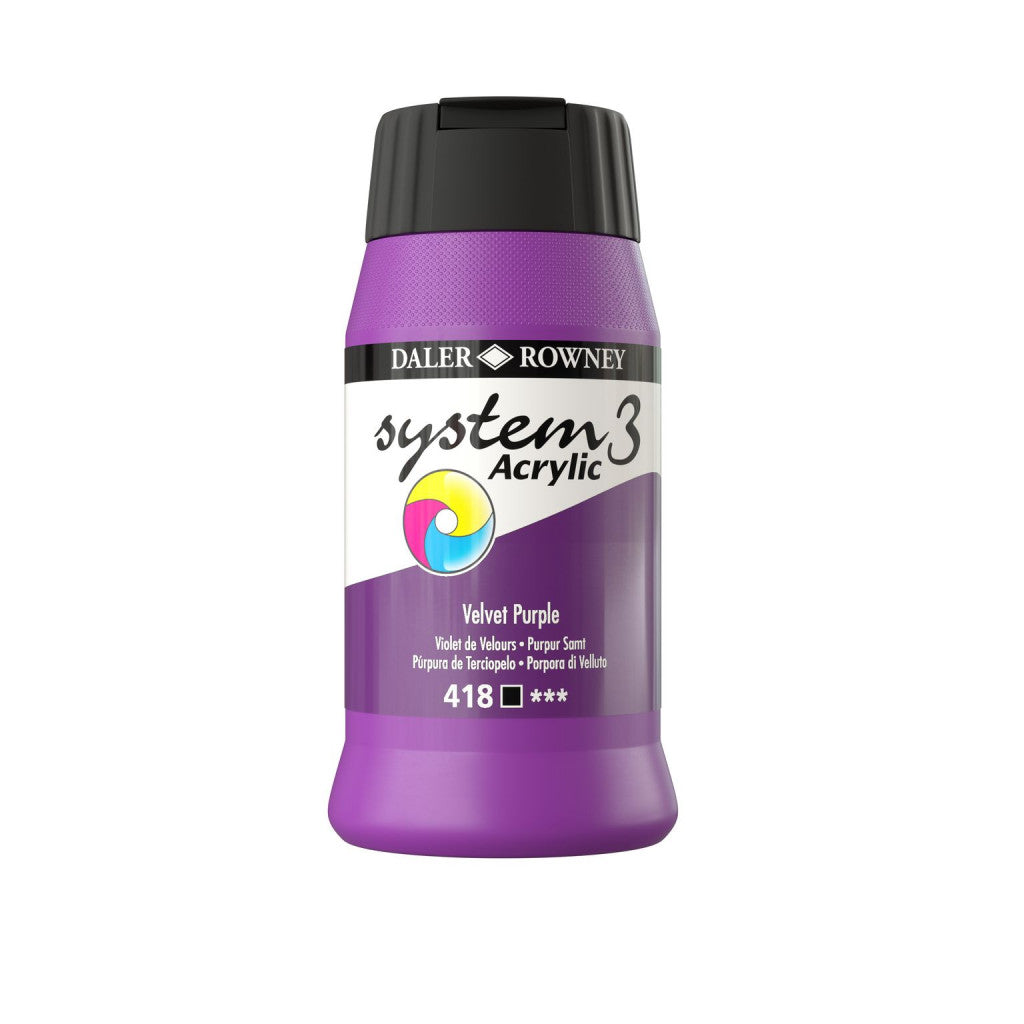 Daler Rowney - System3 500ml - 418 Velvet Purple