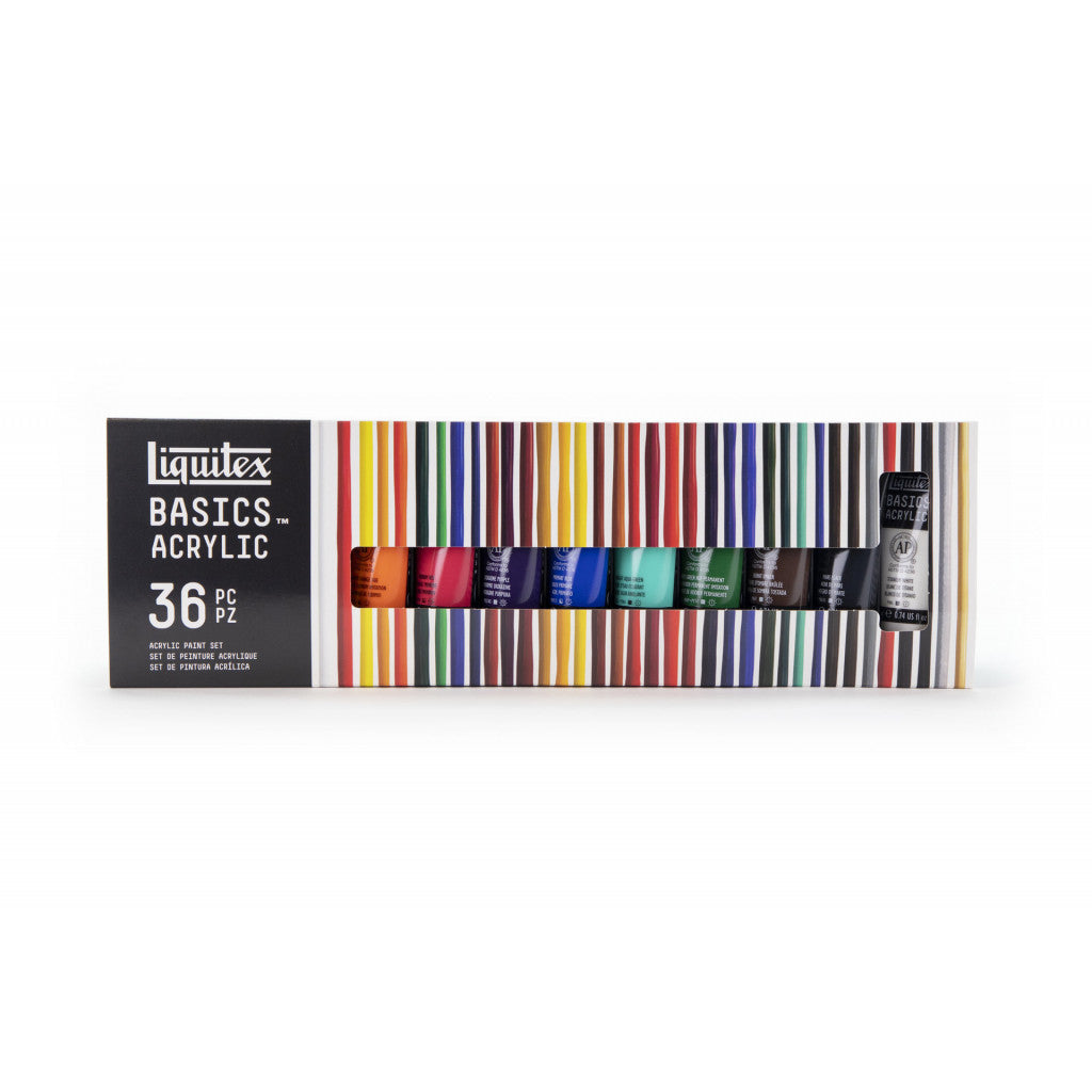 Liquitex Basics Acrylic Colour Sett - 36x22ml tuber