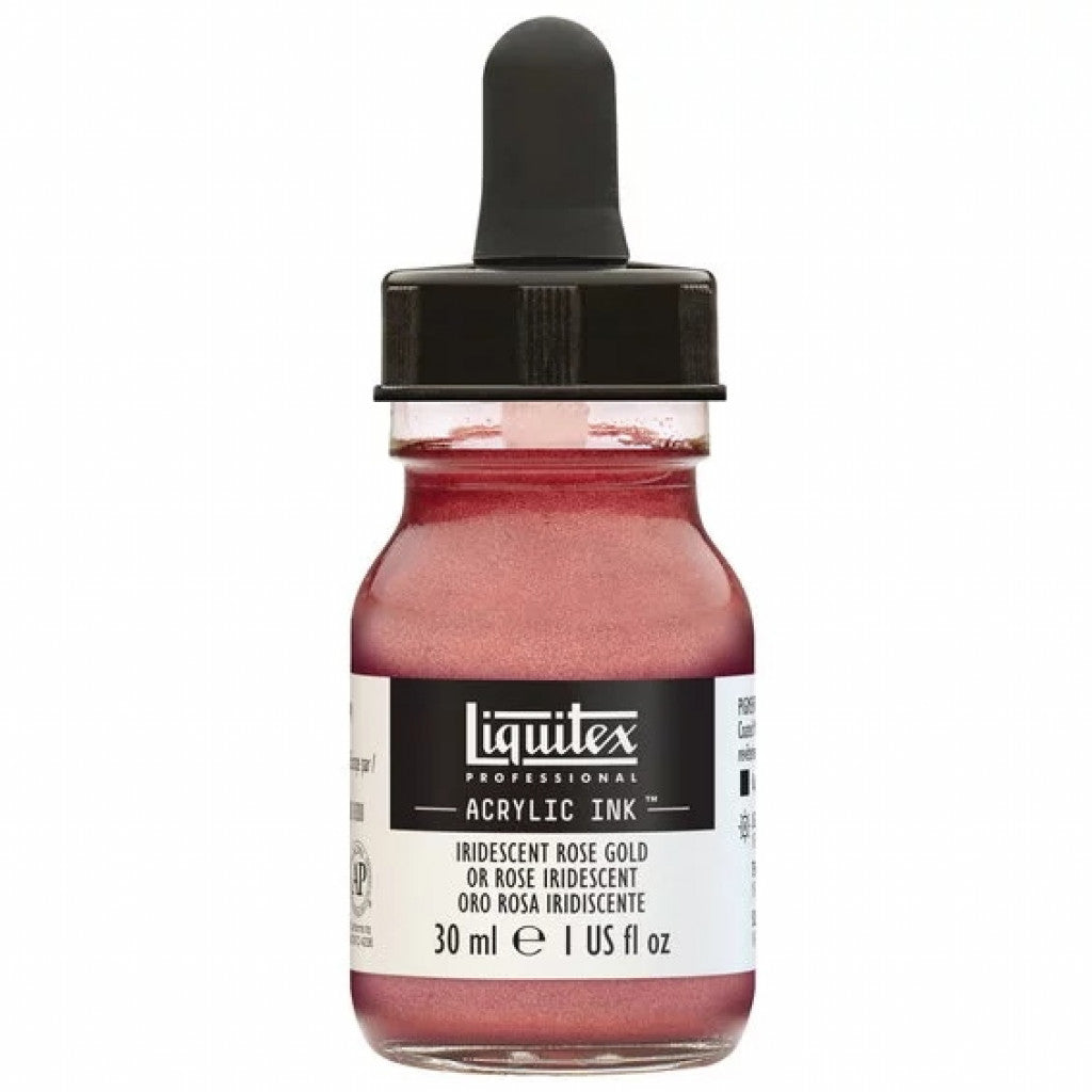 Liquitex Artists Acrylic Ink, 30 ml - Iridescent rose gold 227