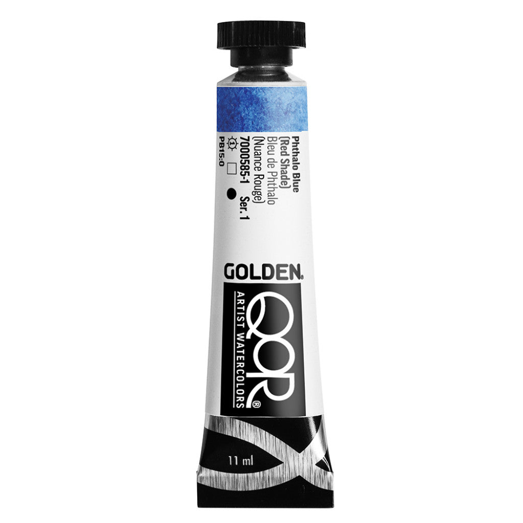 QoR Artist Watercolors tube 11ml - Phthalo Blue Red Sh.
