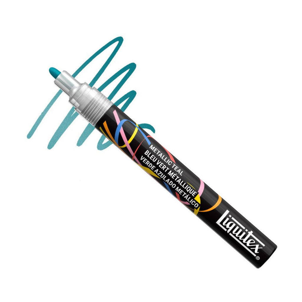 Liquitex Marker 2mm - Metallic Teal