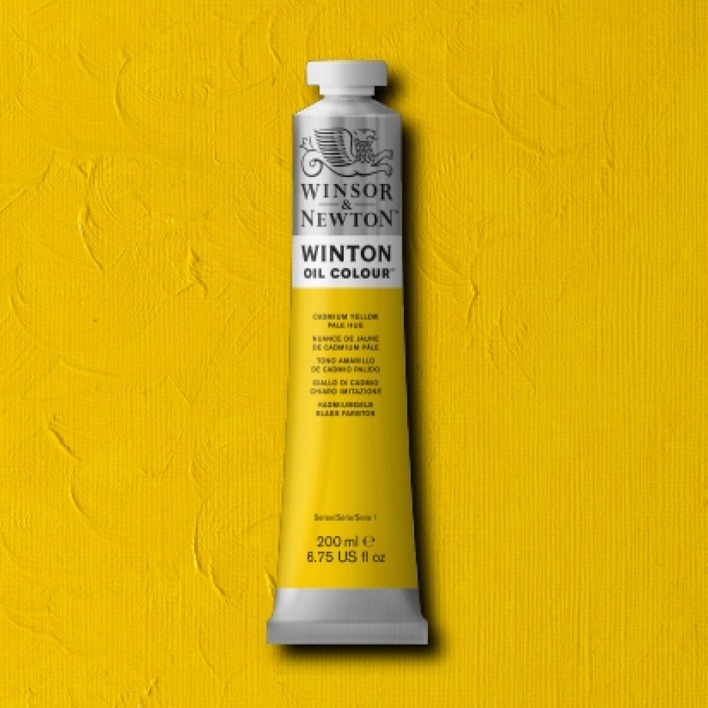 W&N - Winton Oil 200ml - 119 Cadmium Yellow Pale Hue