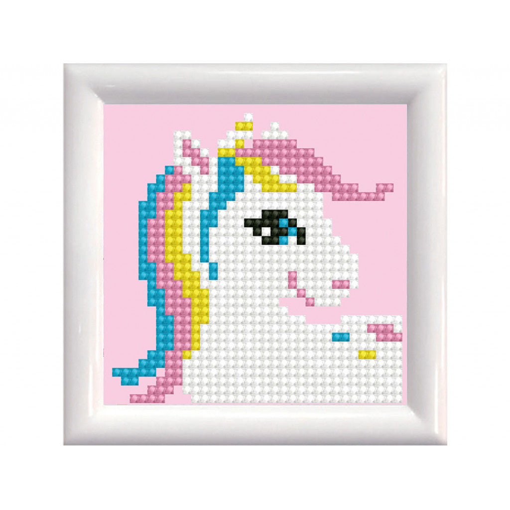 Diamond Dotz DD1 - Pretty Uni med ramme 9,5 × 9,5 cm