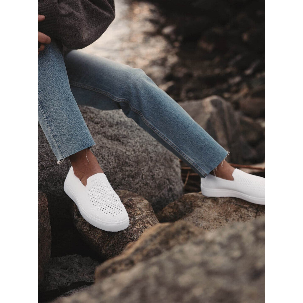 Slipper Stavern Merino, til farging - Cloud White, str. 36