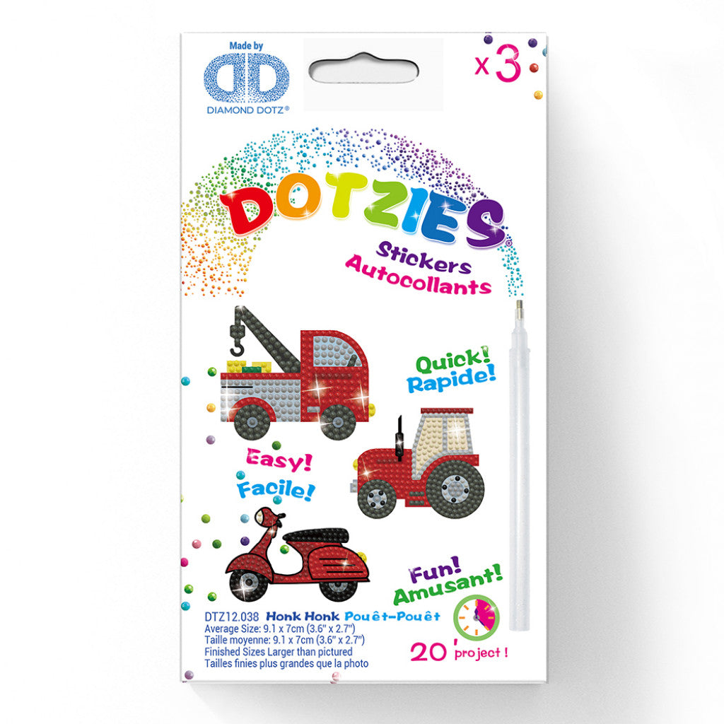 Diamond Dotz Dotzies - Klistremerke - Honk Honk