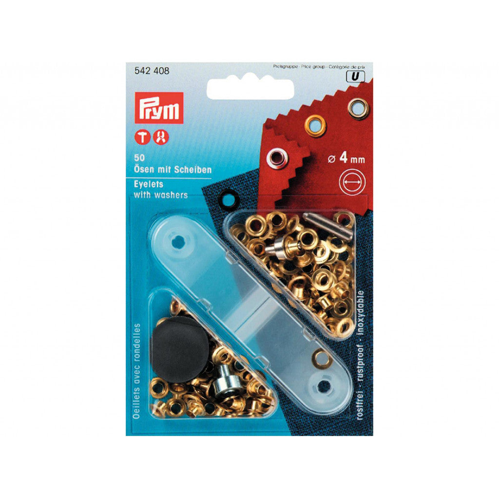 Prym Maljer 4mm - 50 stk. messing