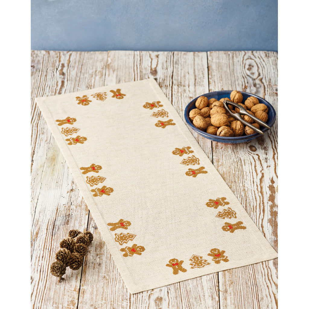 Permin Broderikit - Pepperkake 26x63 cm