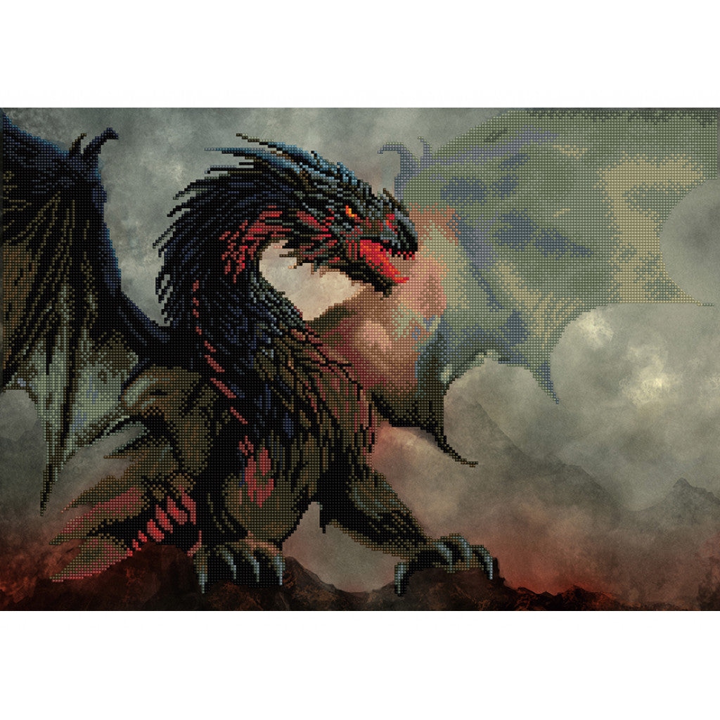 Diamond Dotz DD13 - Dragon’s Lair, 49,5 × 70,5 cm