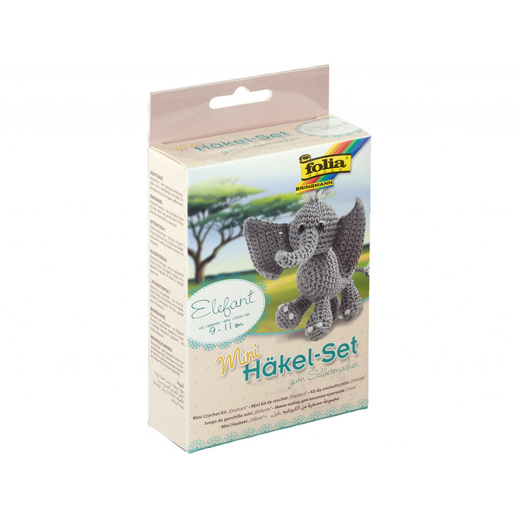 Folia Mini heklesett - Elefant