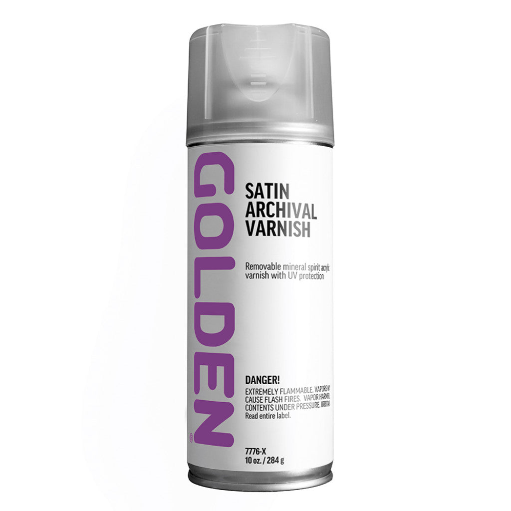 Golden Acrylics Mediums 297ml - Satin Archival Varnish