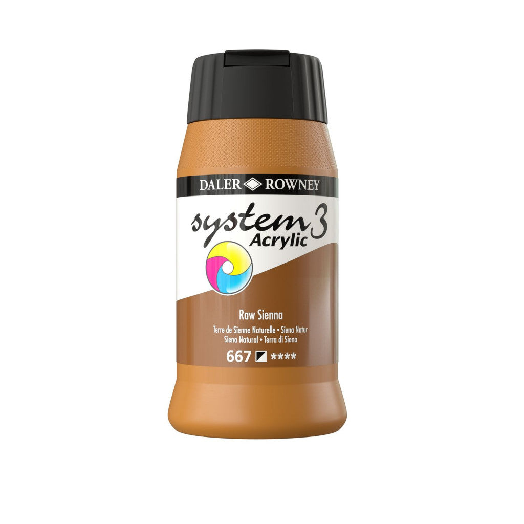 Daler Rowney - System3 500ml - 667 Raw Sienna