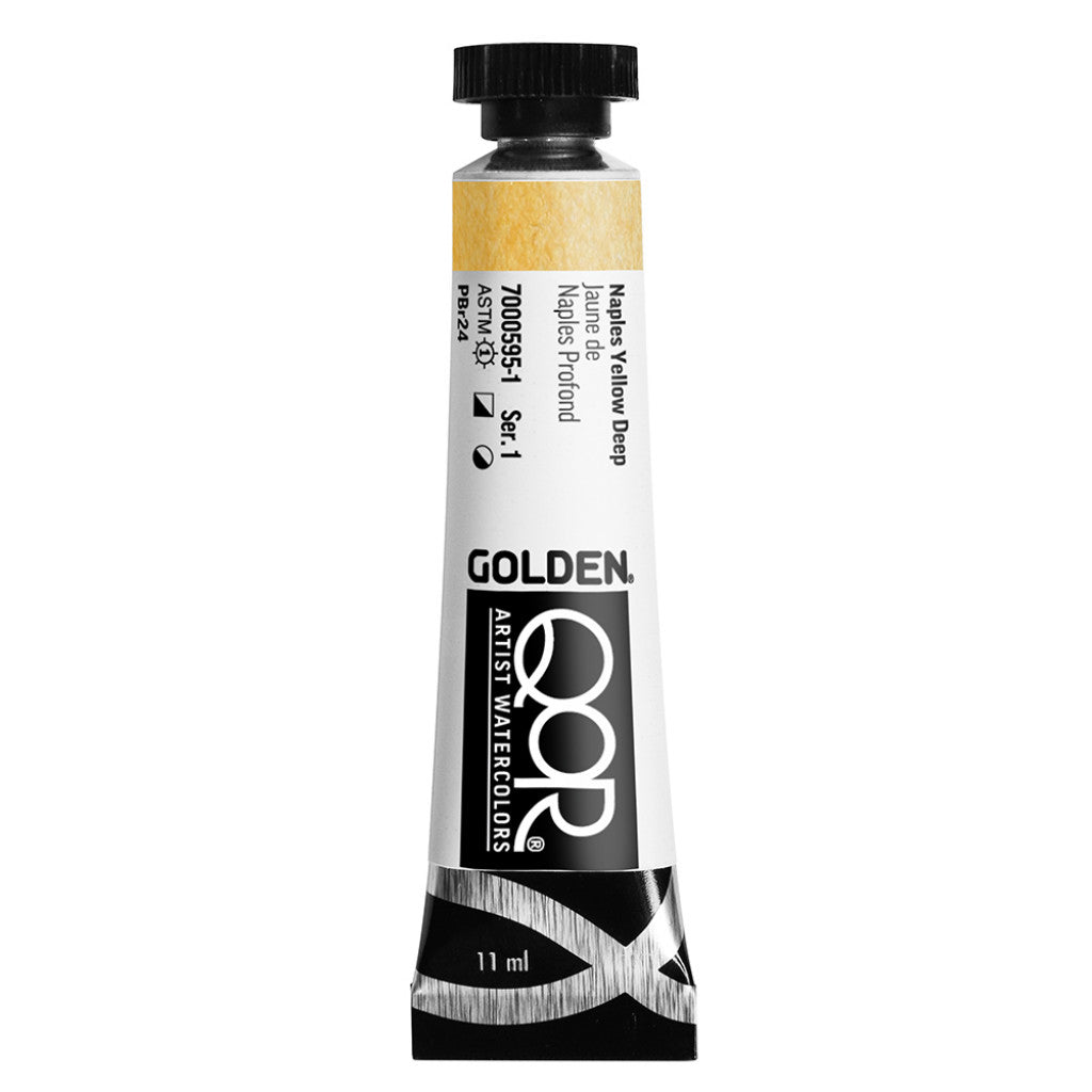 QoR Artist Watercolors tube 11ml - Naples Yellow Deep