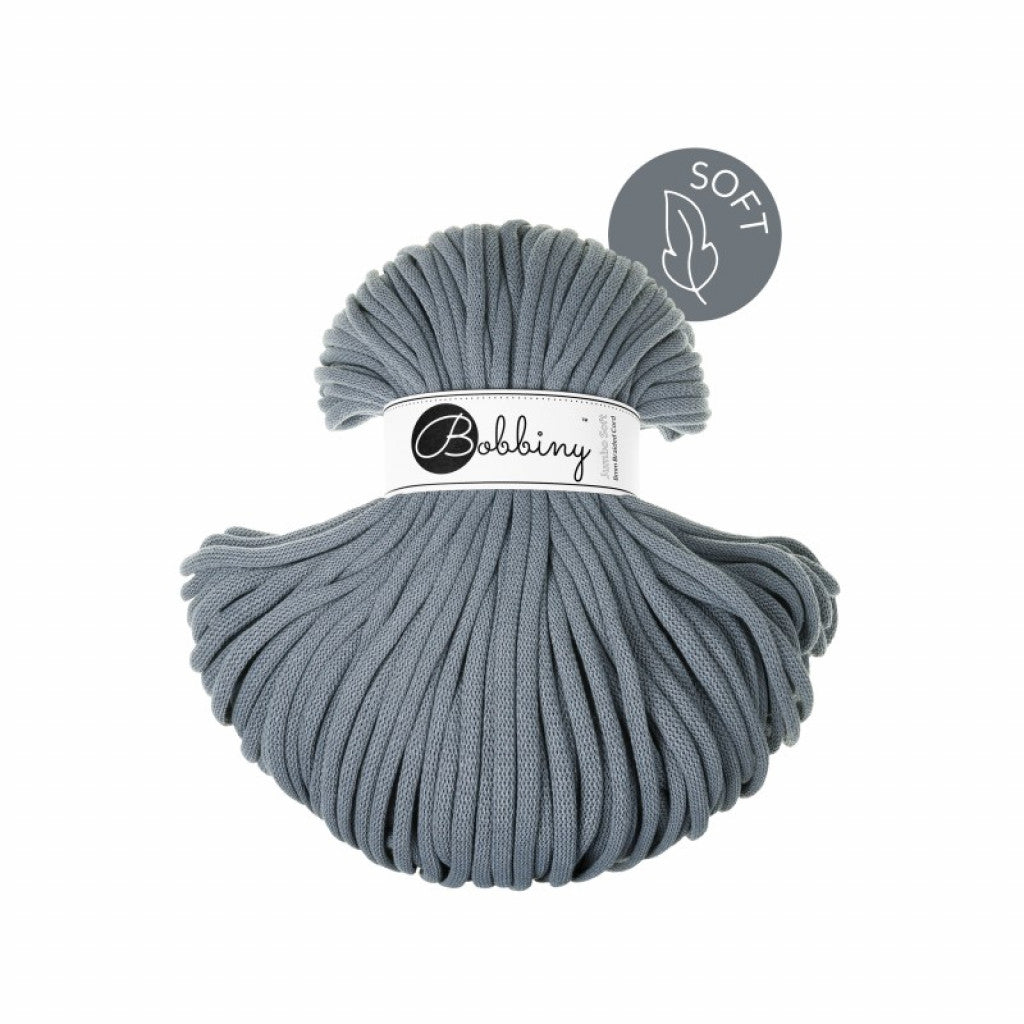 Bobbiny Jumbo Soft 8mm 100m - Steel