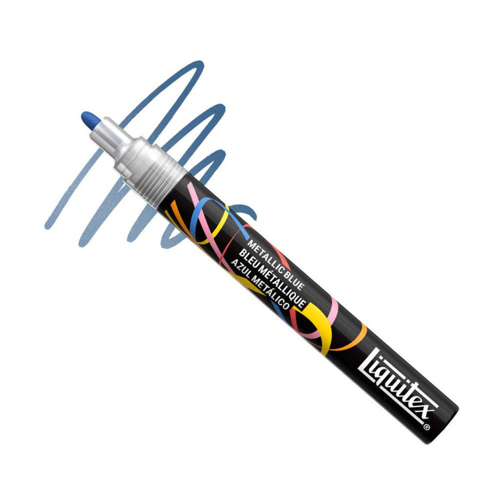 Liquitex Marker 2mm - Metallic Blue