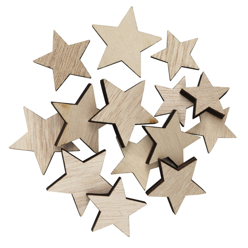 Trefigurer 36 Stk. Stjerner