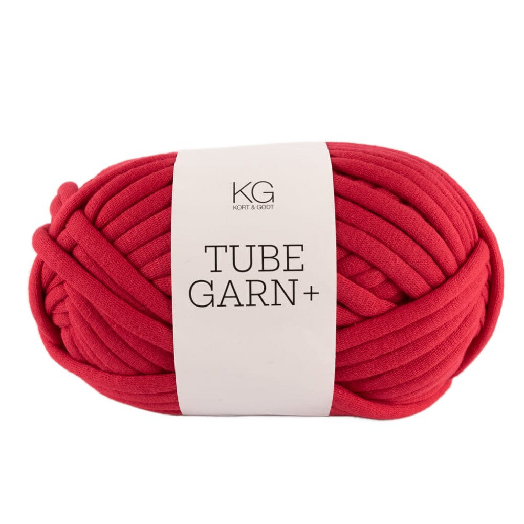 Tubegarn+ 7mm - 1761 Rød