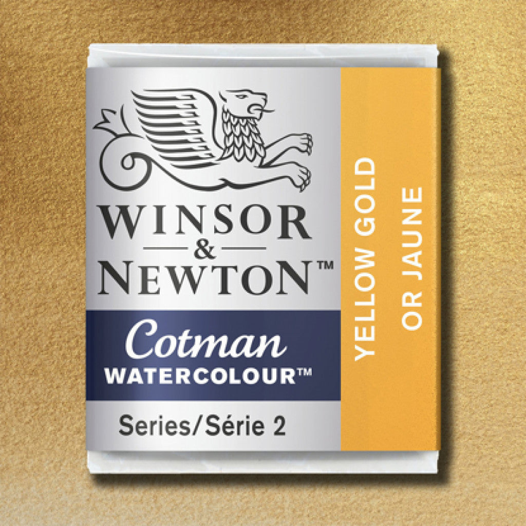 W&N - Cotman Water Colour HP - 088 Yellow Gold